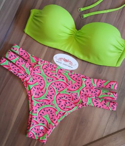 Conjunto Hot Midi Melancia Neon