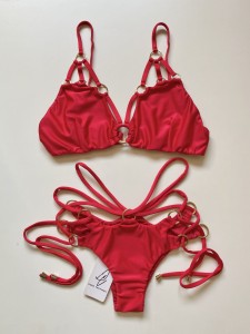 Conjunto Strappy Trilobal Vermelho