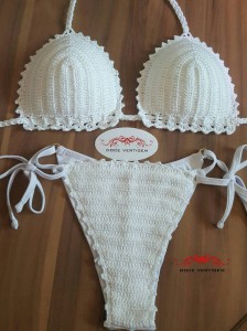 Biquíni Crochet Branco
